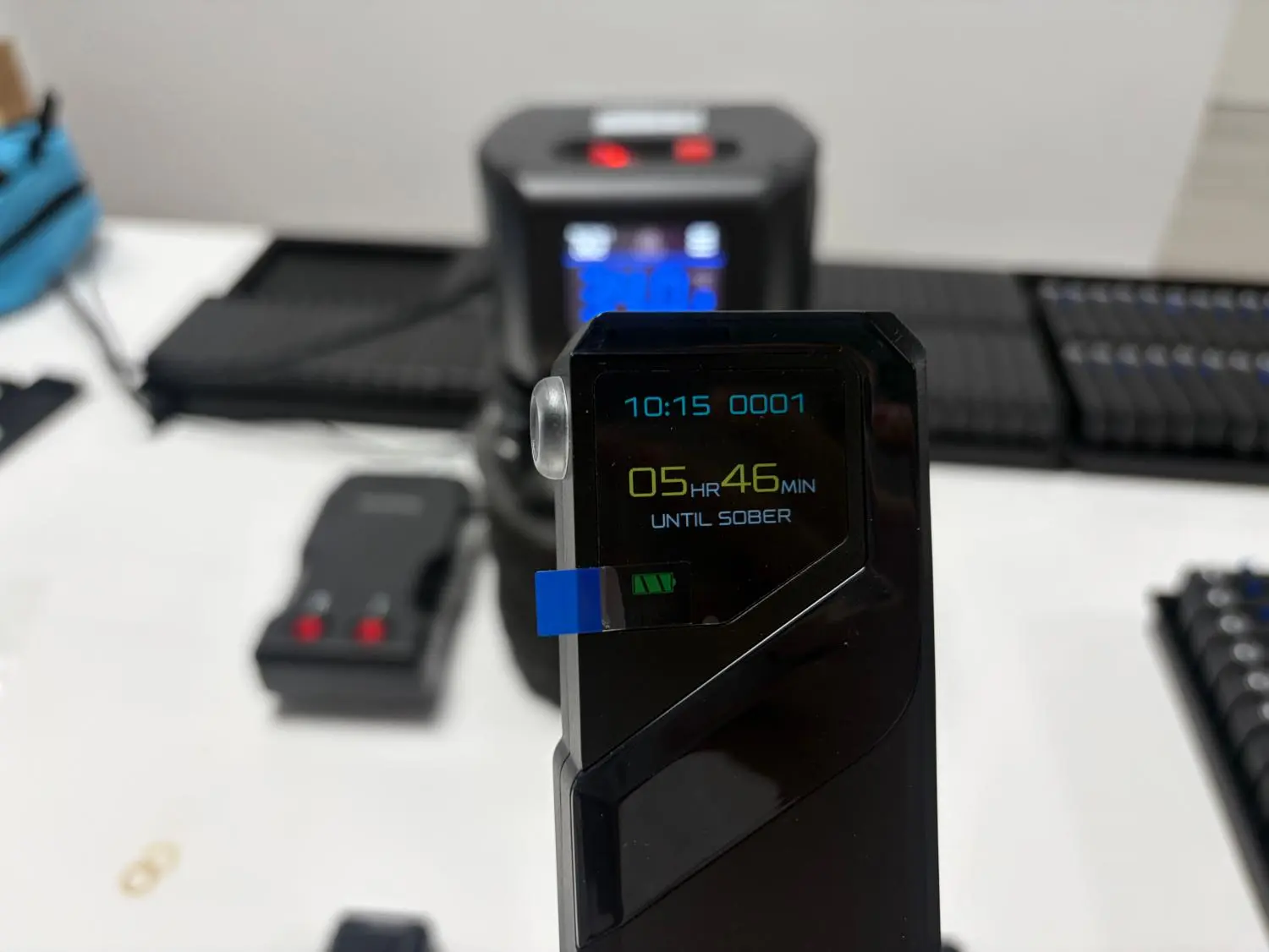 Alcohol detector testing and calibration3