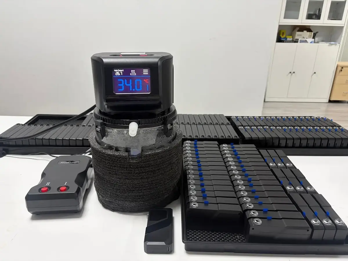 Breathalyzer calibration equipment illustration